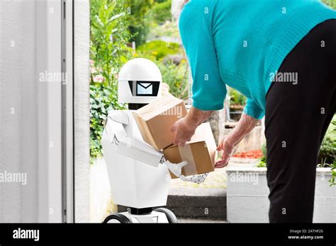 Receiving post and parcels from An Post .